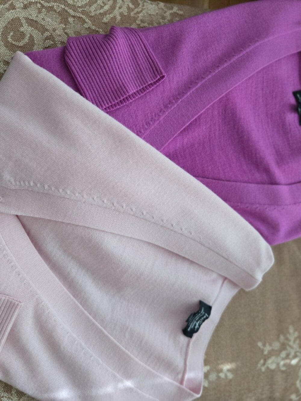 EUC Pair of Lord & Taylor Merino Wool Cardigans, 1X - Picture 3 of 7